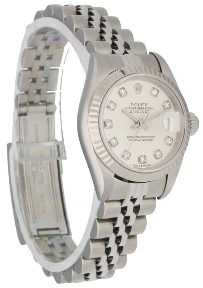 Rolex Datejust 79174 Diamond Dial Ladies Watch Box & Paper
