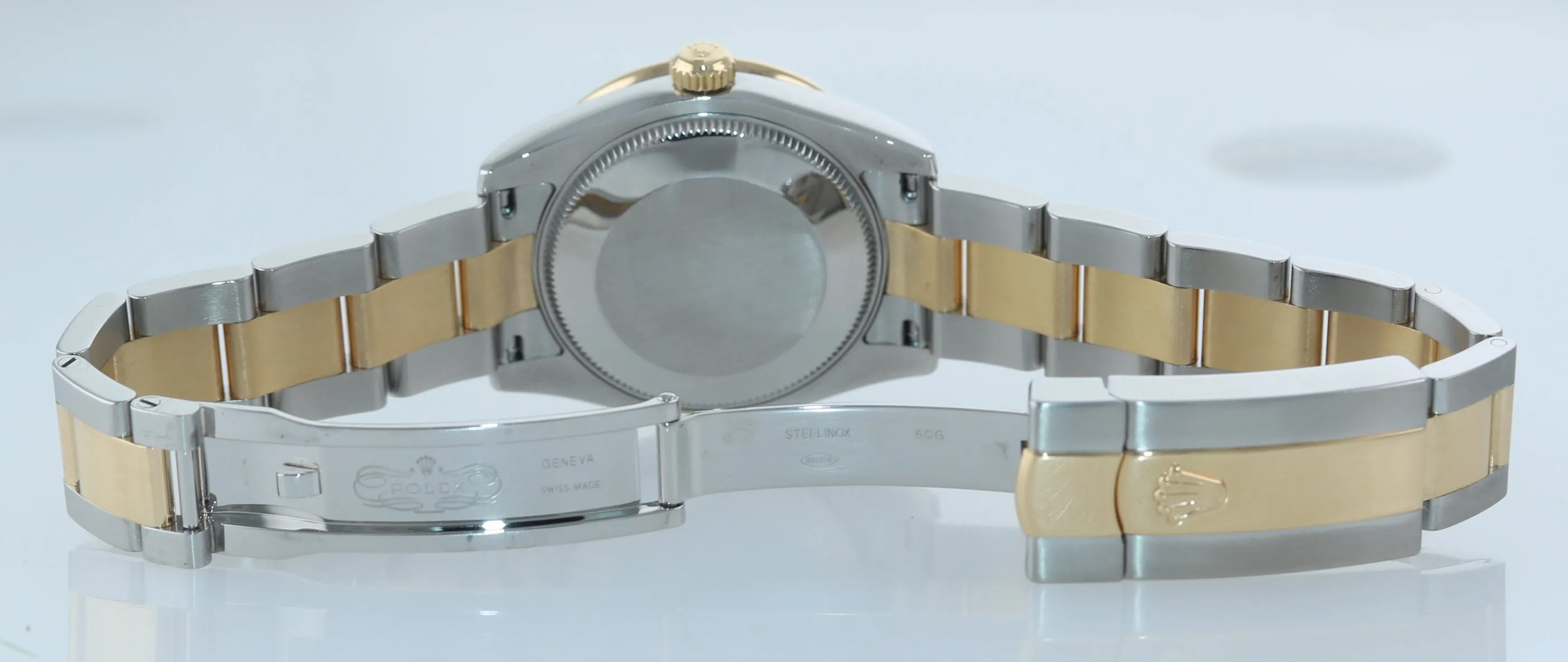 Rolex DateJust Mid-Size 31mm MOP Diamond 178383 Gold Steel Watch