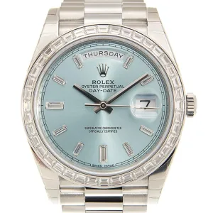 Rolex Day-Date 40 Automatic Chronometer Diamond Men's Watch 228396IBLDP