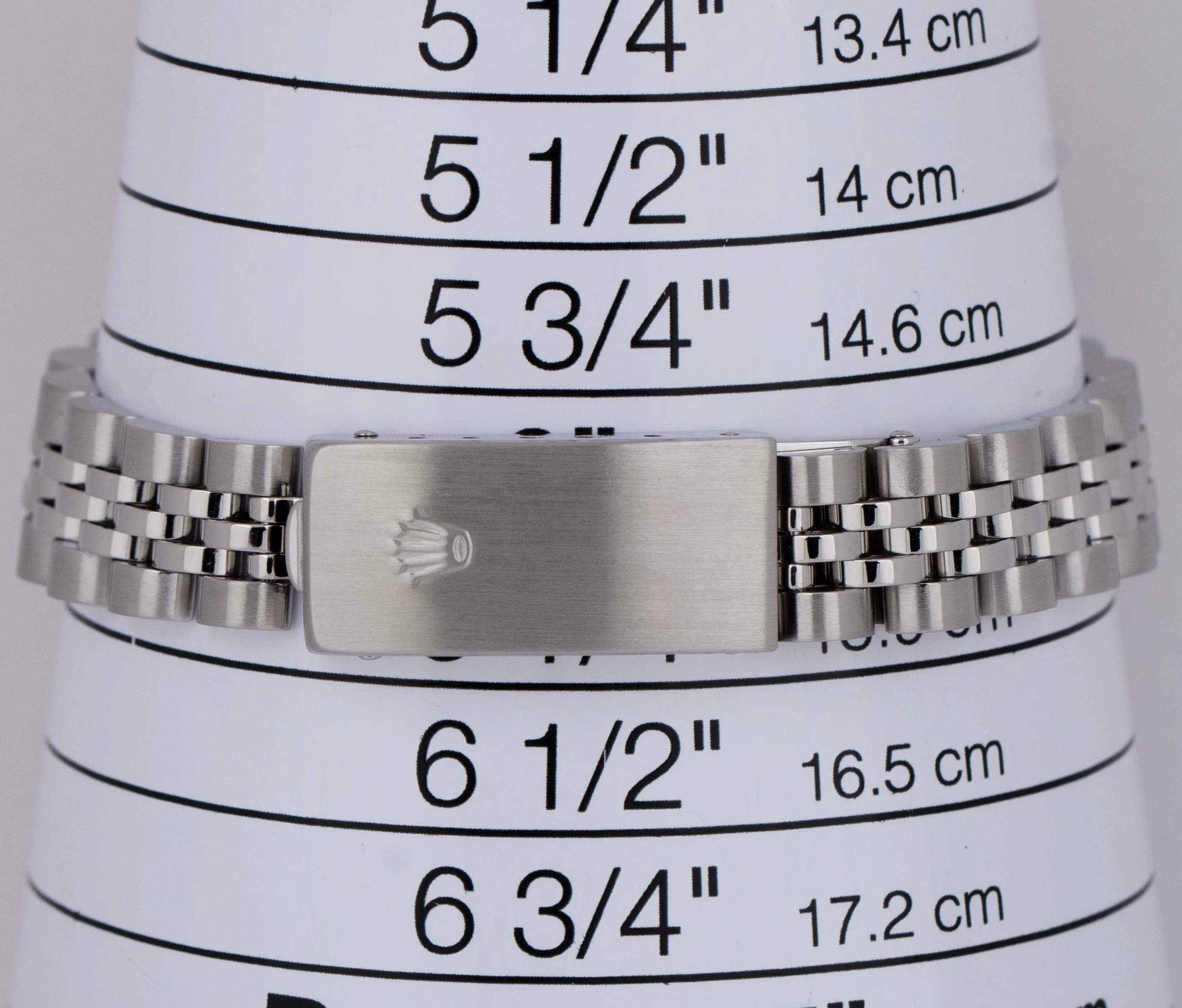 Rolex Oyster Perpetual Date 26mm Gray Diamond Steel Engine-Turned Watch 69240