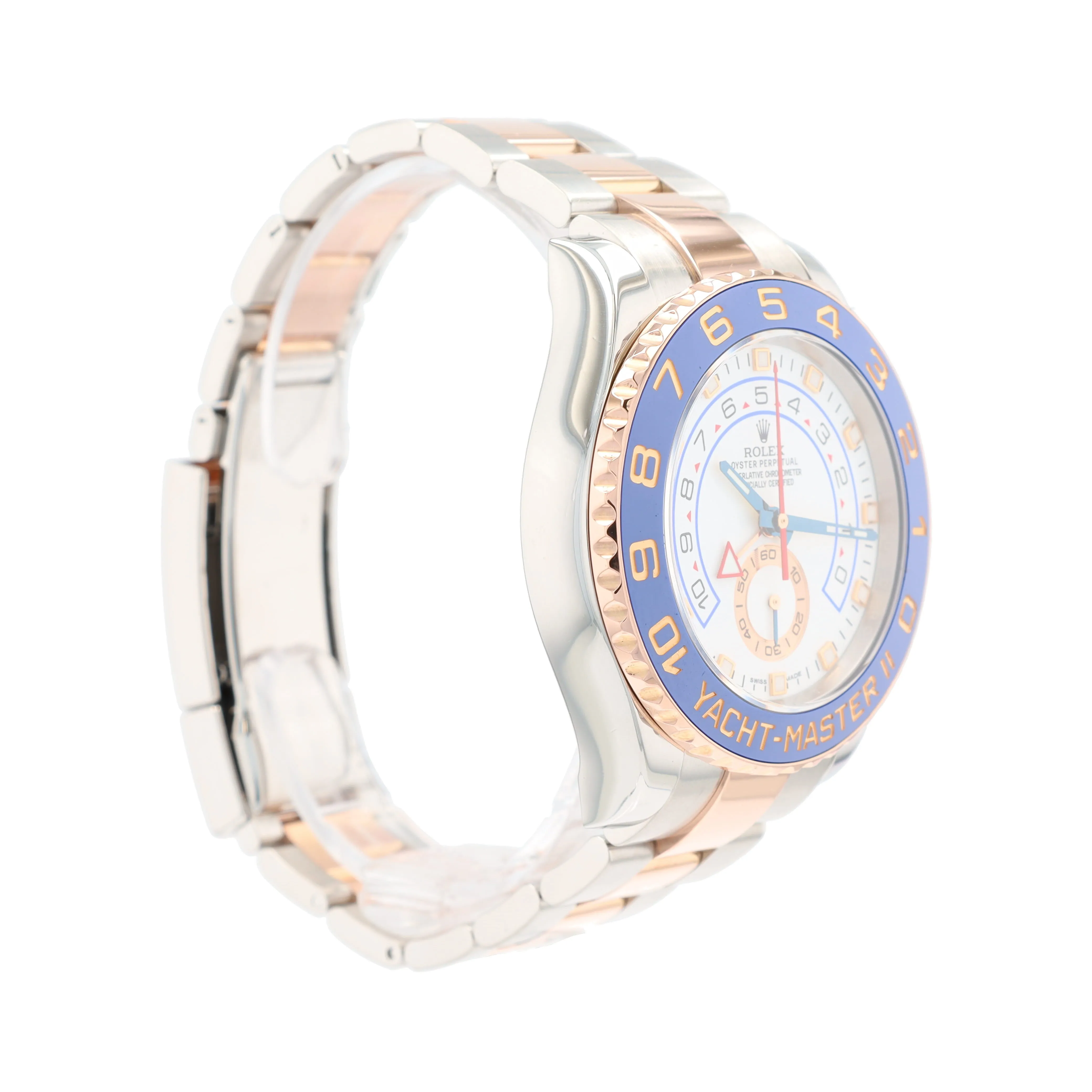 Rolex Yacht-Master II 116681M 44mm White Luminous Dial Rotatable Ceramic Bezel Oyster Band