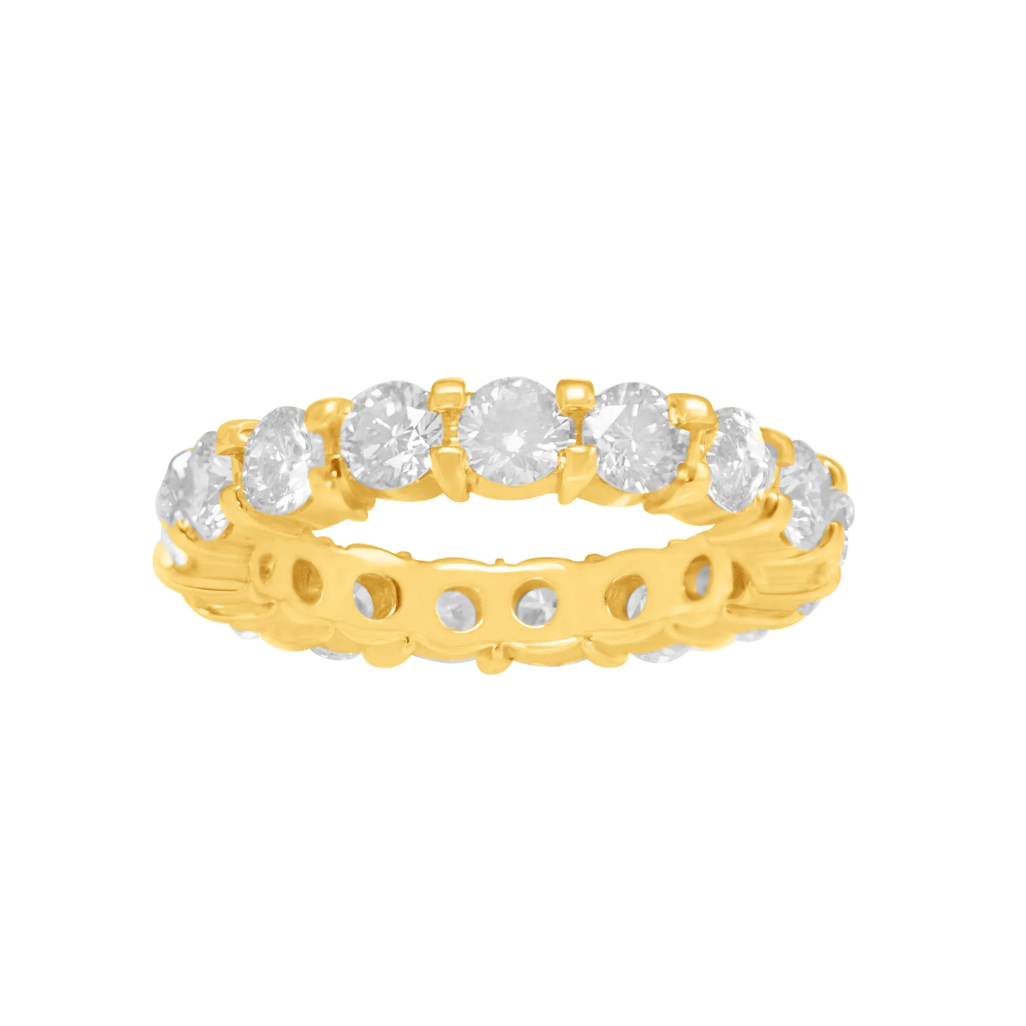 Round Brilliant Closed Eternity Band