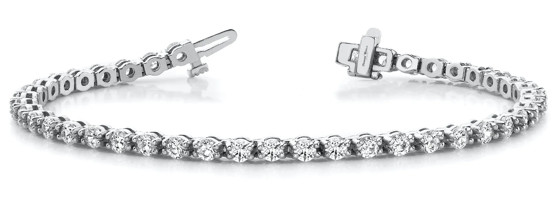 Round Chaton Brilliant Cut Diamonds Bracelet
