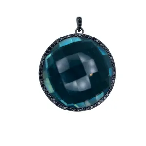 Round Pendant - London Blue