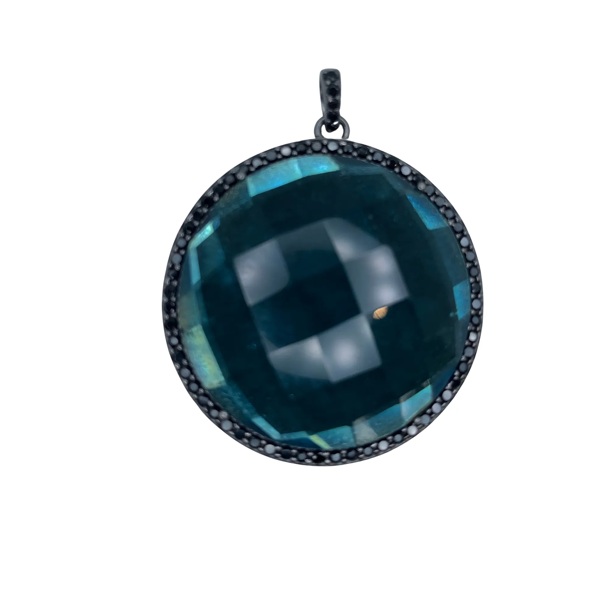 Round Pendant - London Blue