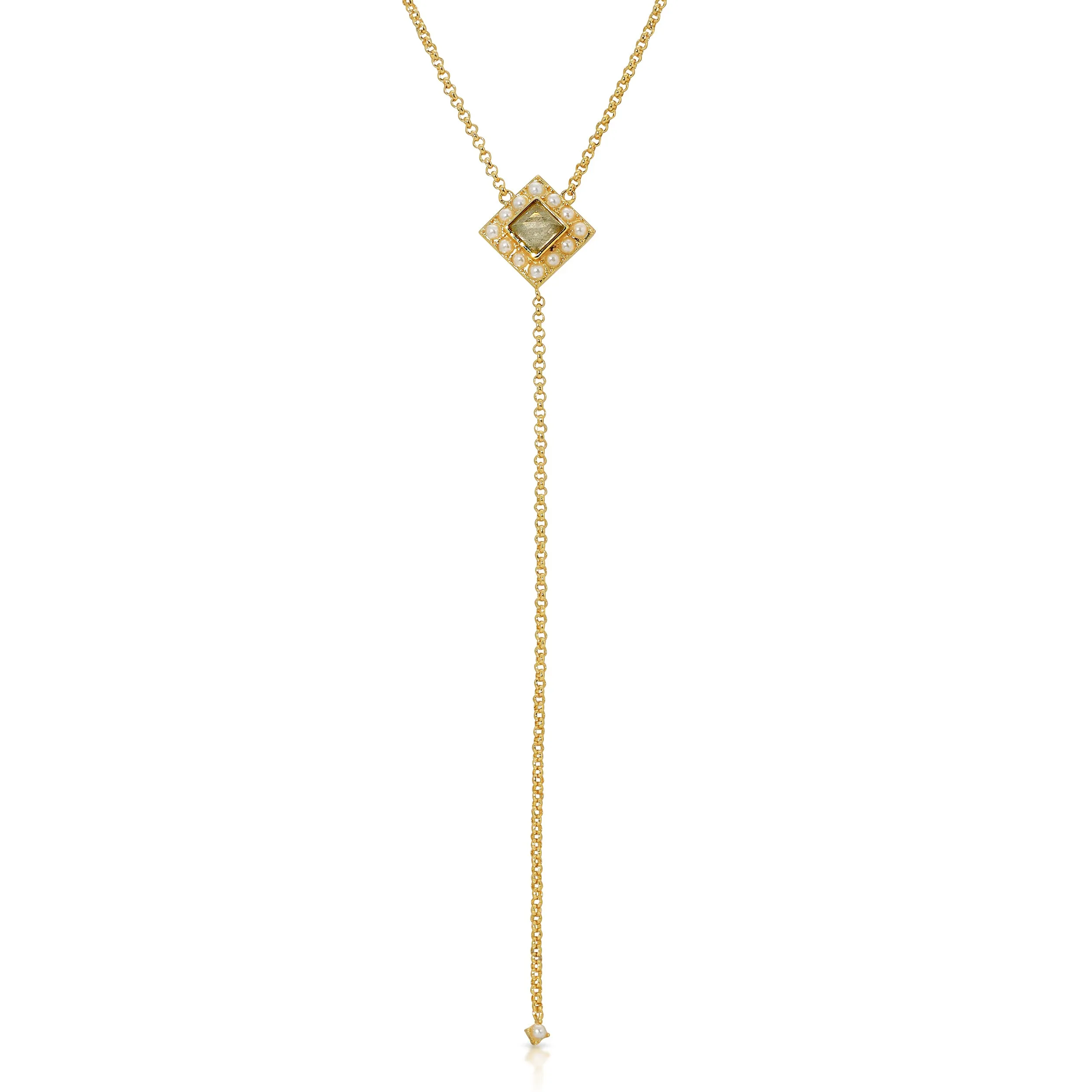 Rowena Lariat Necklace