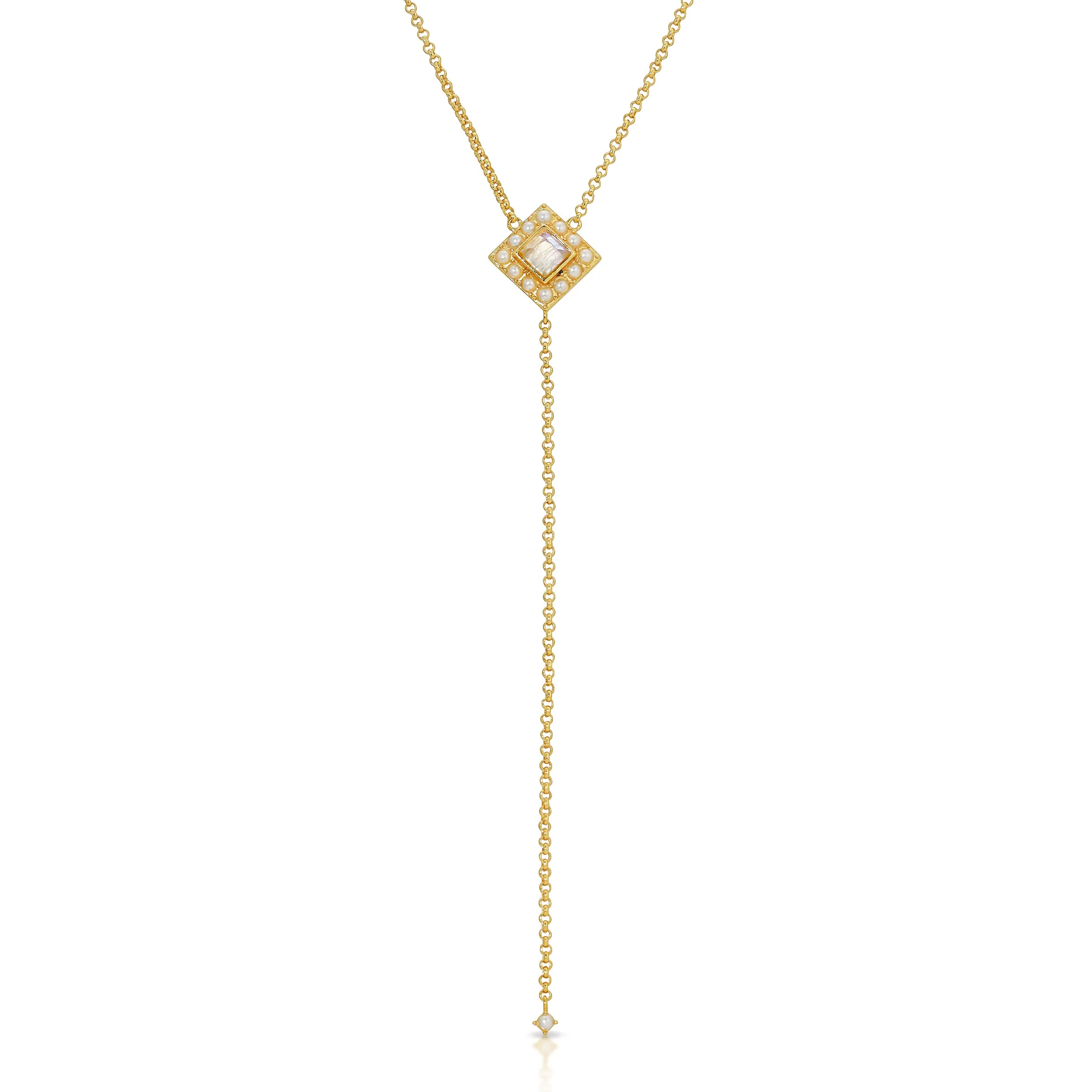 Rowena Lariat Necklace