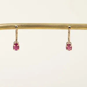Ruby Drop Earrings | 0.90ctw |