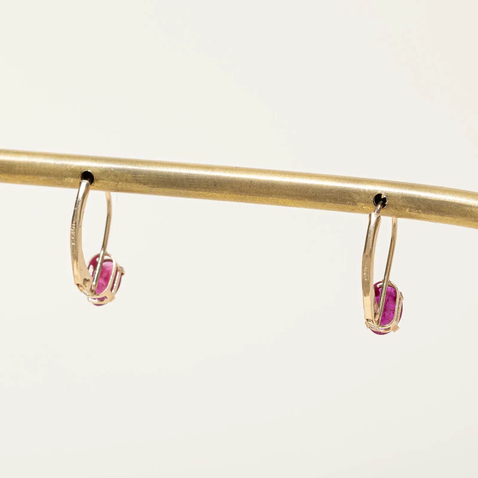 Ruby Drop Earrings | 0.90ctw |