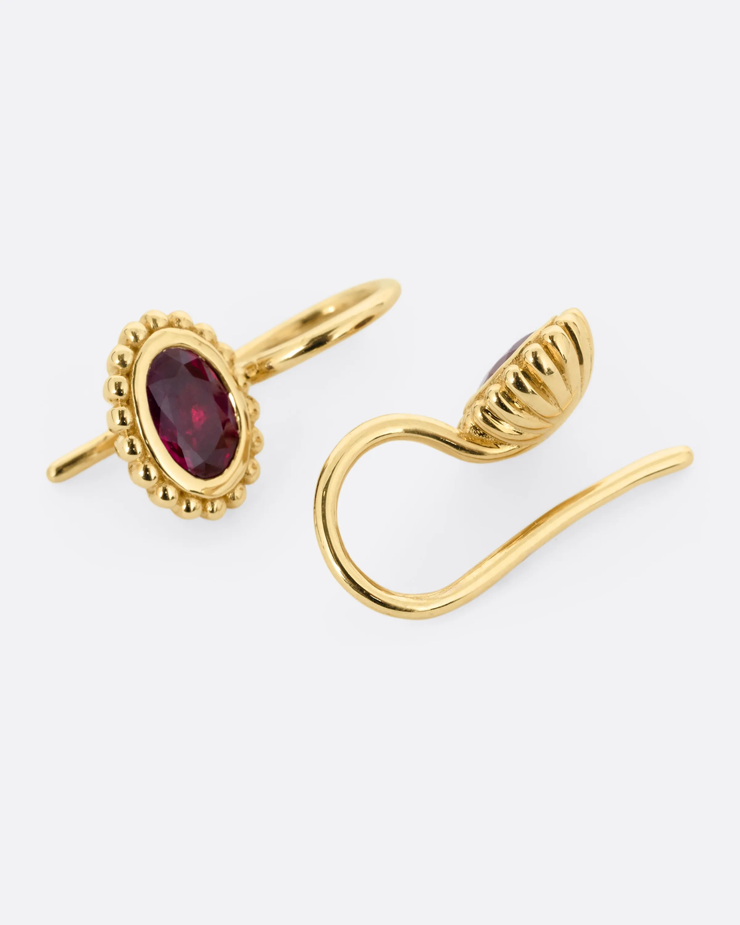 Ruby Drop Earrings