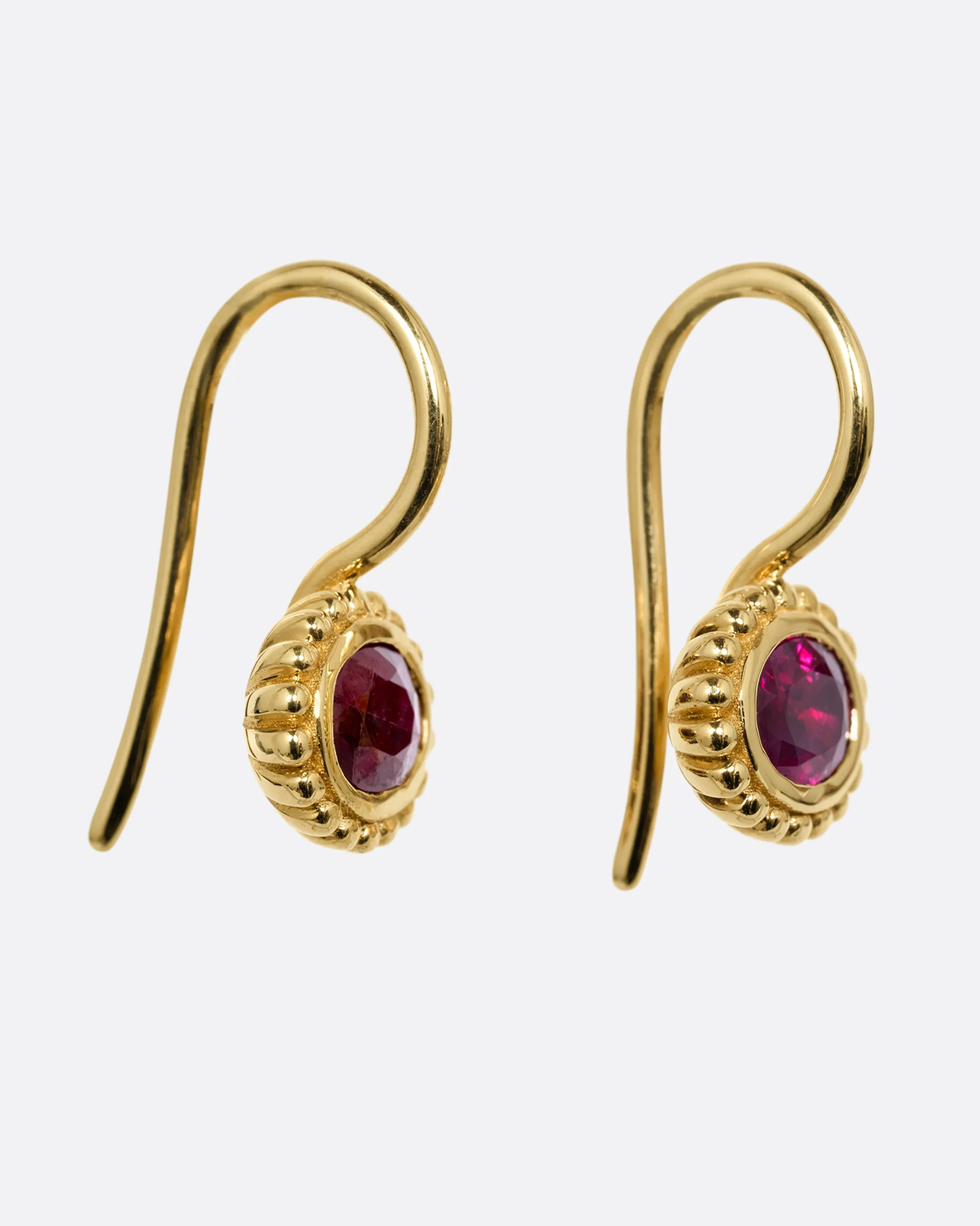 Ruby Drop Earrings