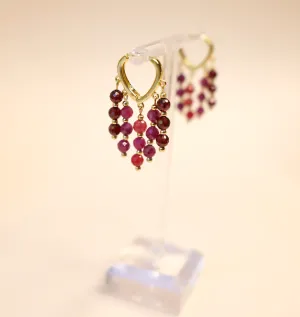 Ruby Trilogy Earrings