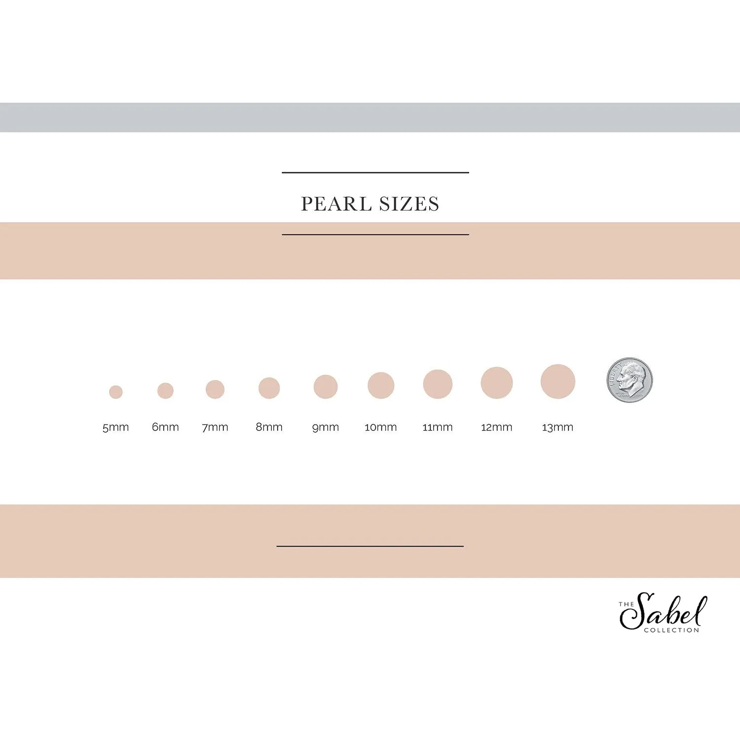 Sabel Collection White Gold Sliding Pearl Necklace
