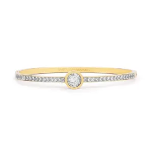 Santa Barbara Polo Yellow Gold Stainless Steel Bracelet For Women - SBJ.3.1101-2