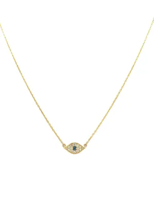 Sapphire Evil Eye Choker