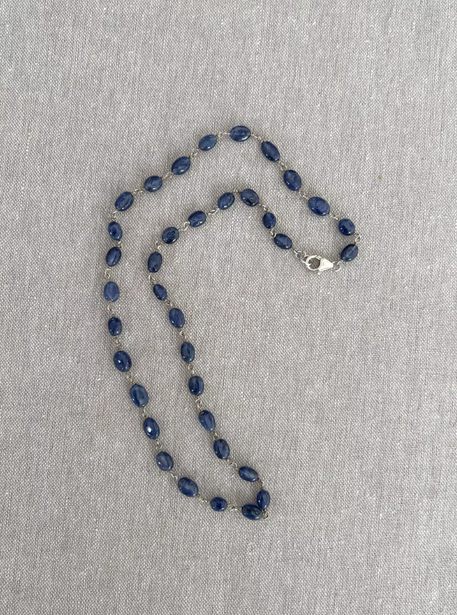 Sapphire Ovals Necklace