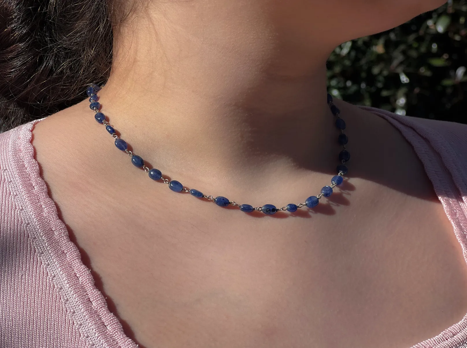 Sapphire Ovals Necklace
