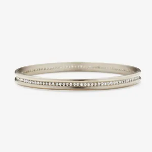 Shimmer Diamond Bangle in 18K Alpine Gold- 5mm