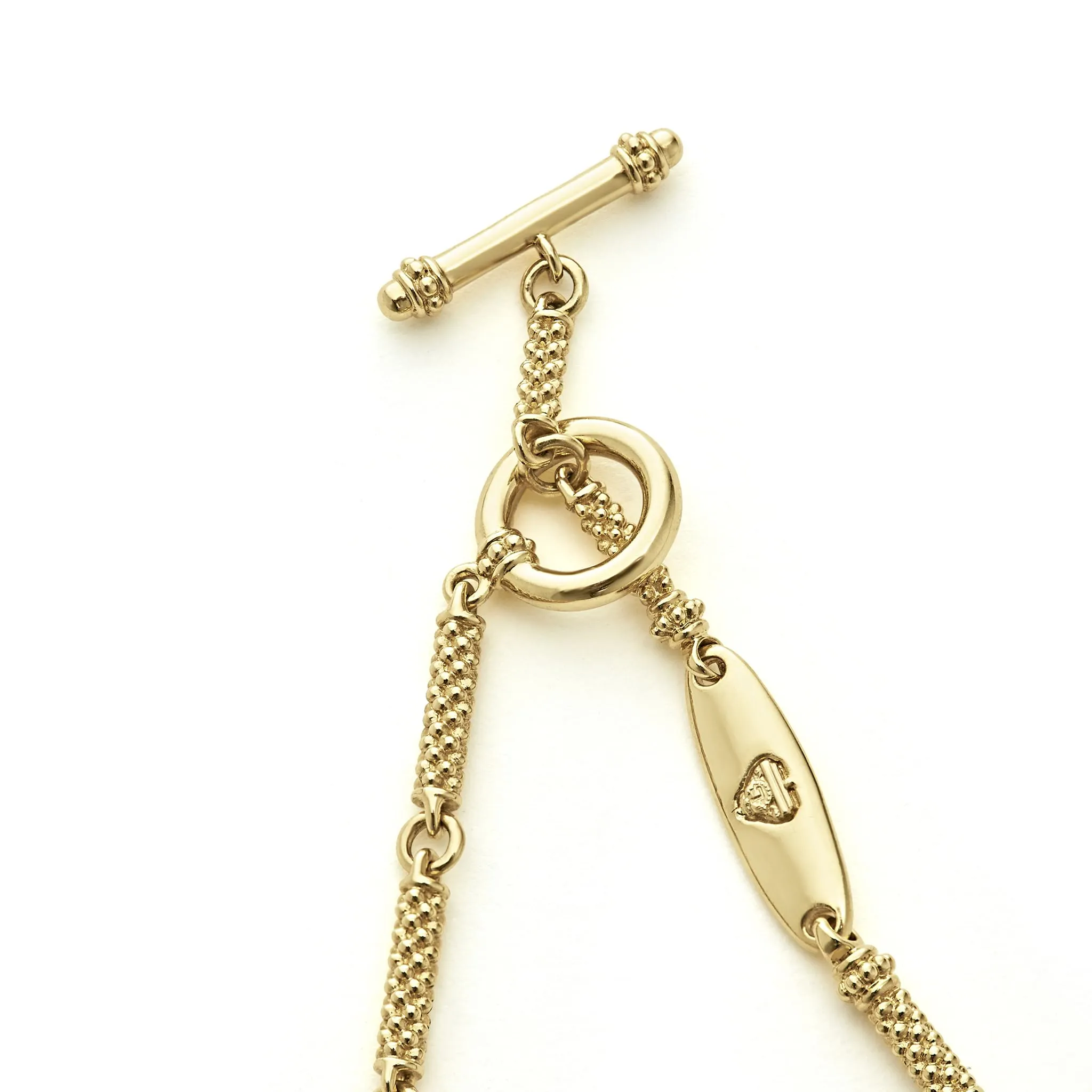 Signature Caviar 18K Gold Superfine Diamond Bracelet