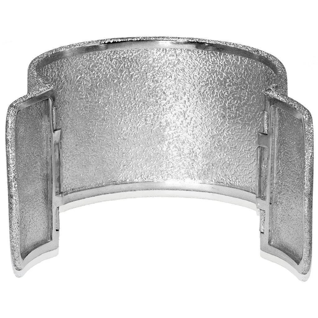 Silver Coronaria Cuff Bracelet