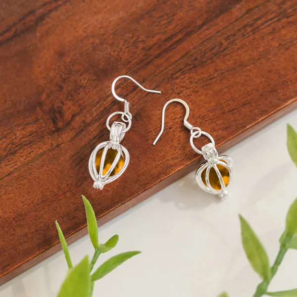 Silver Drop Earrings