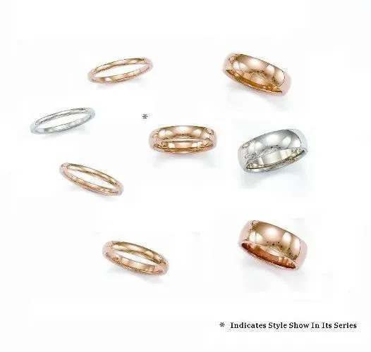 Simple Gold Band - 4MM Comfort Fit