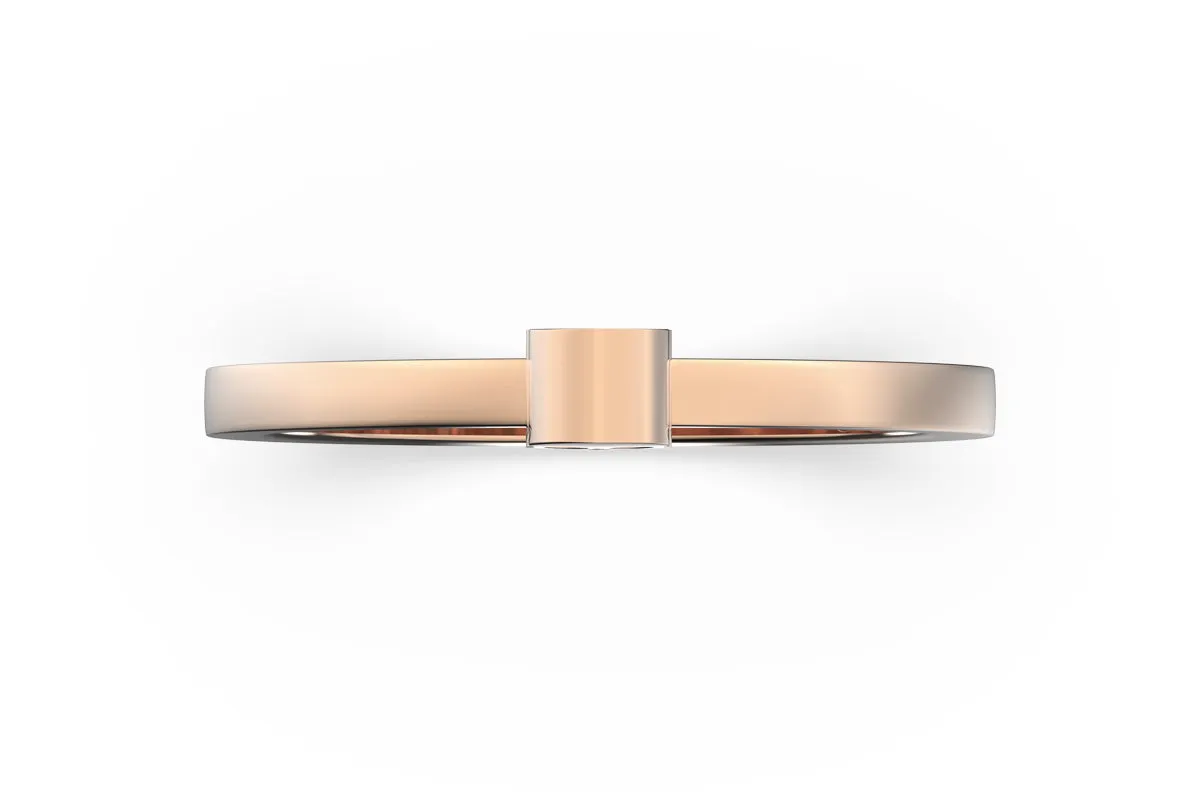 SKULL RING 14k ROSE GOLD