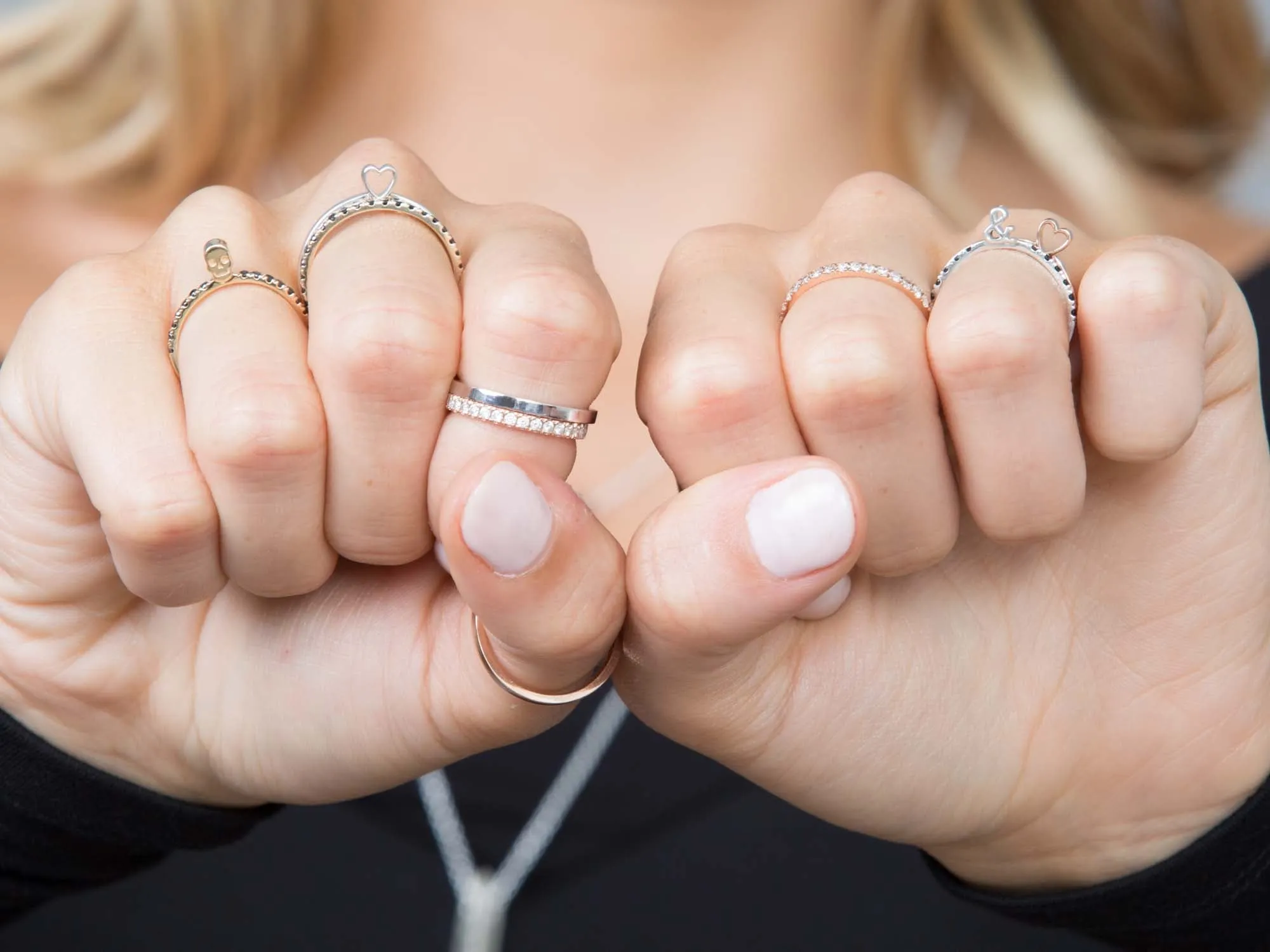 SKULL RING 14k ROSE GOLD