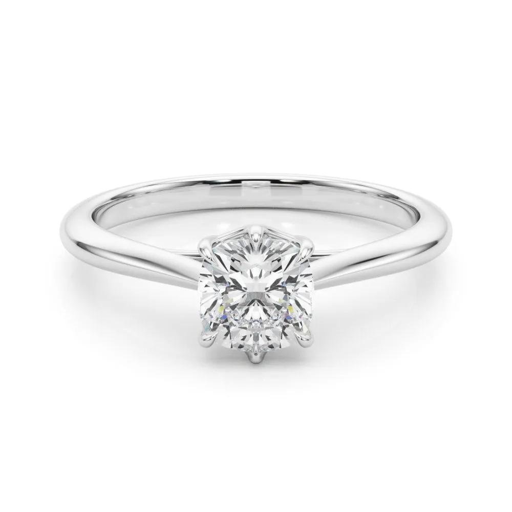 Solitaire 4.5X4.5 Cushion - TN85332.4.5