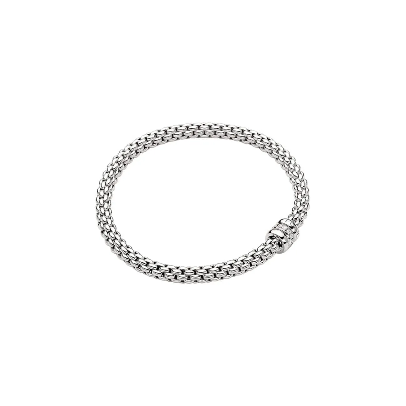 Solo 18Kt White Gold Bracelet