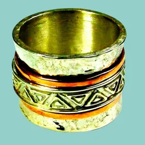 Spinner Ring / Meditation Rings / Silver Gold Jewelry / Ring for woman