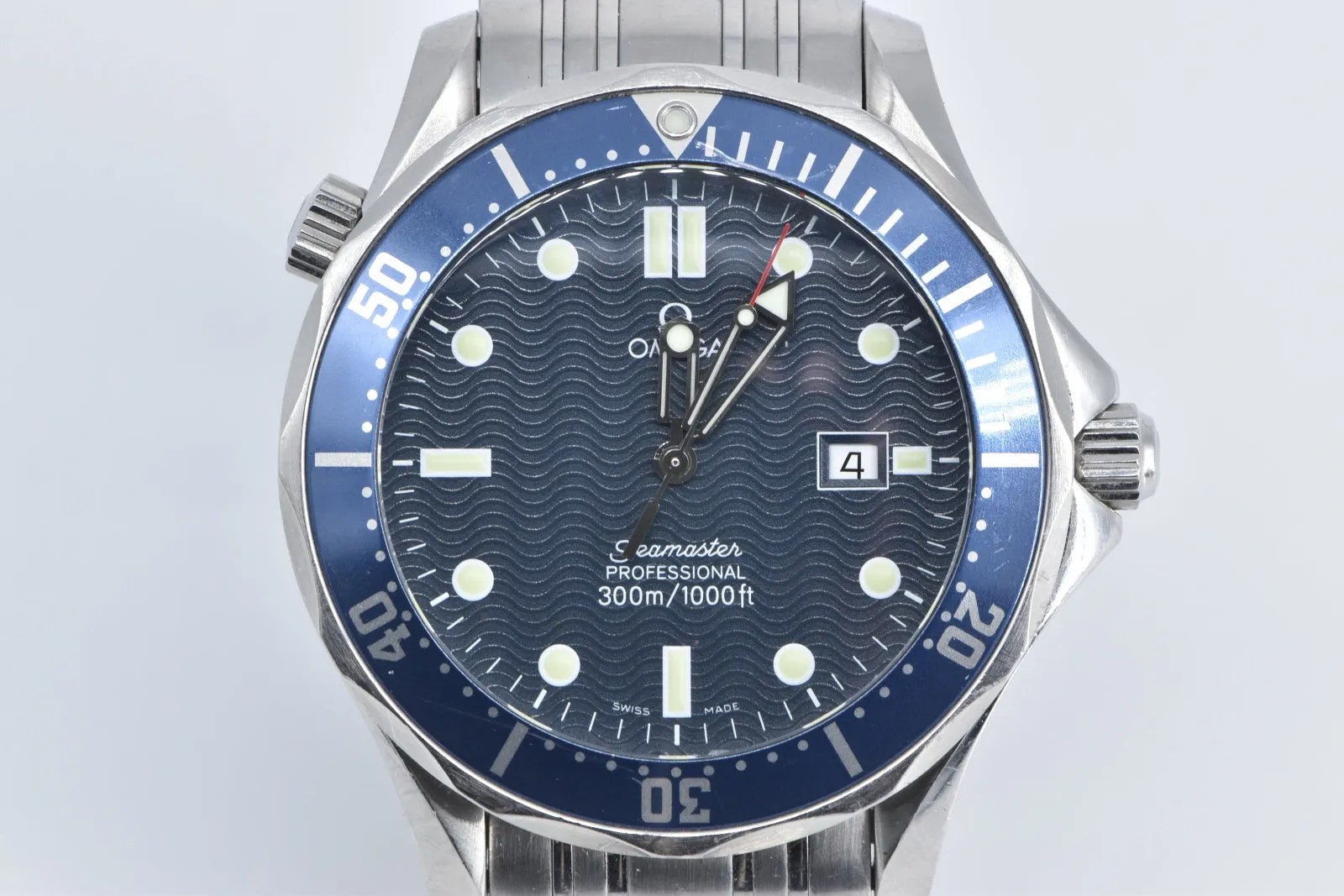 Stainless Steel Omega Seamaster 300m Quartz 2541.80 Men's Watch
