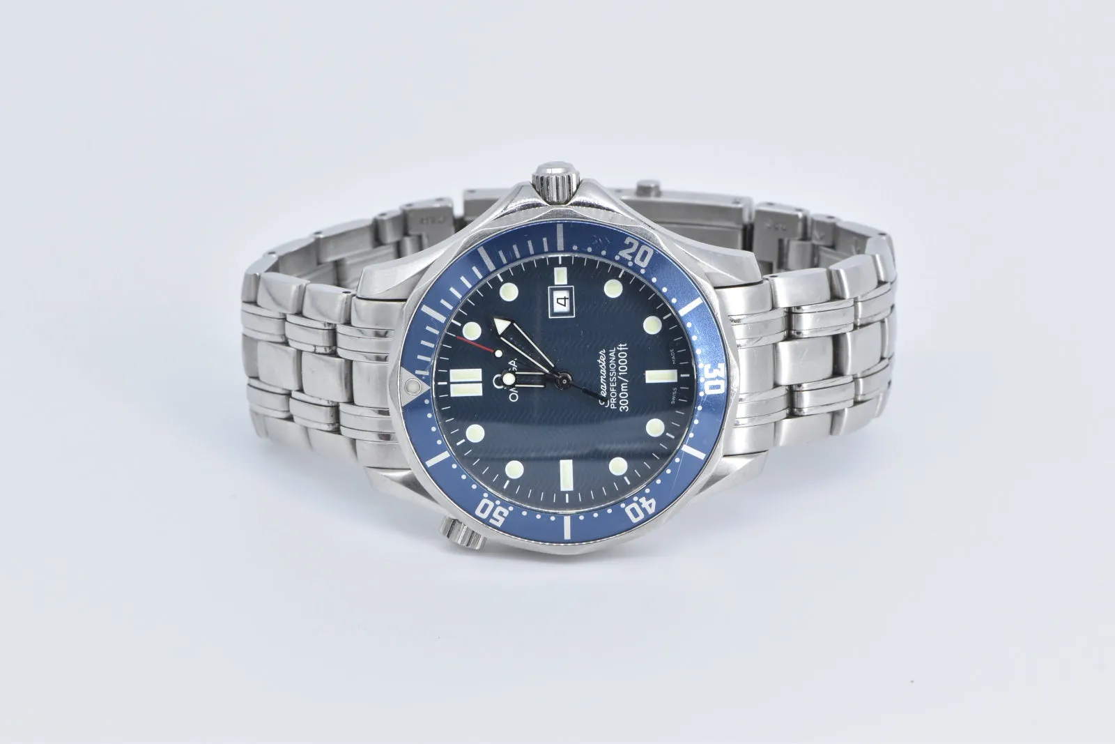 Stainless Steel Omega Seamaster 300m Quartz 2541.80 Men's Watch