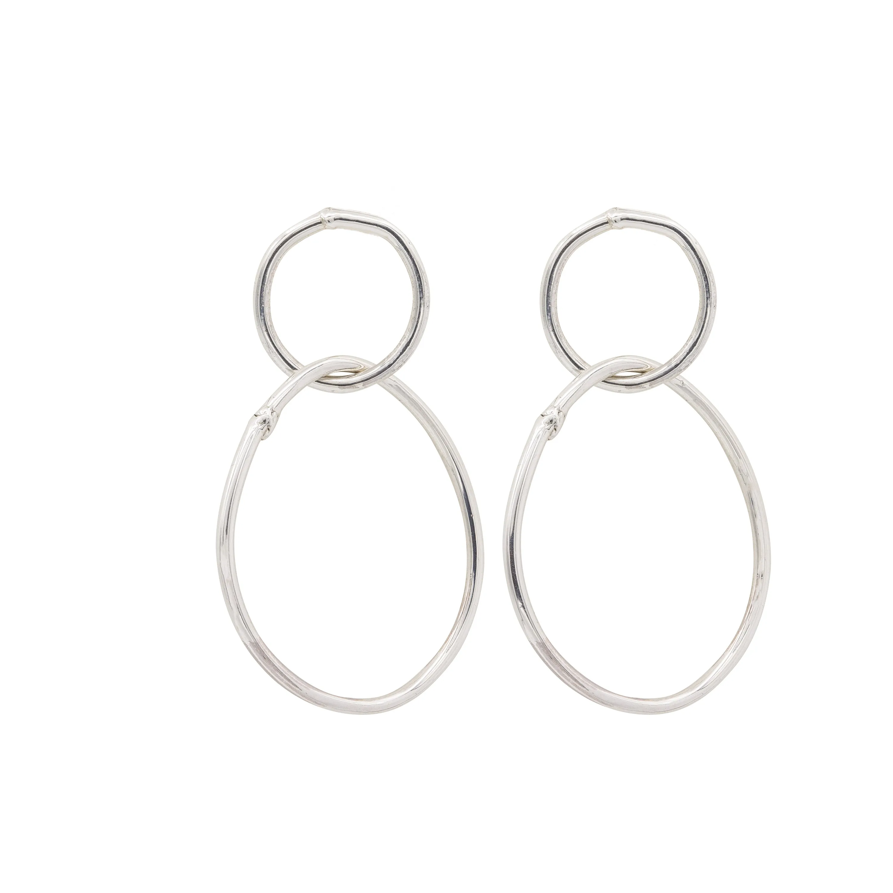 Sterling Double Drop Earrings