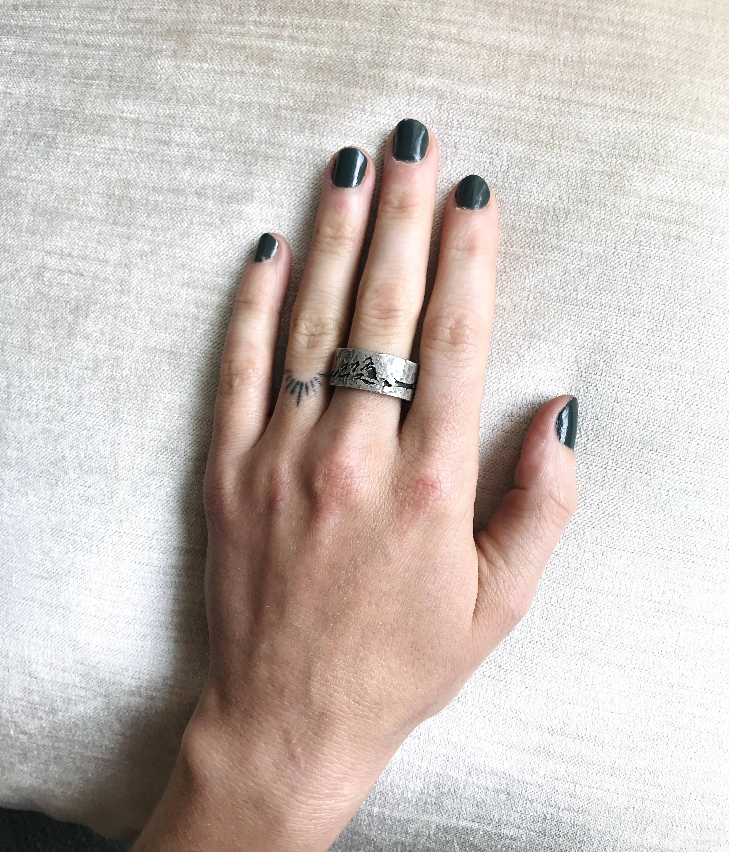 Sterling Silver Flatirons Band