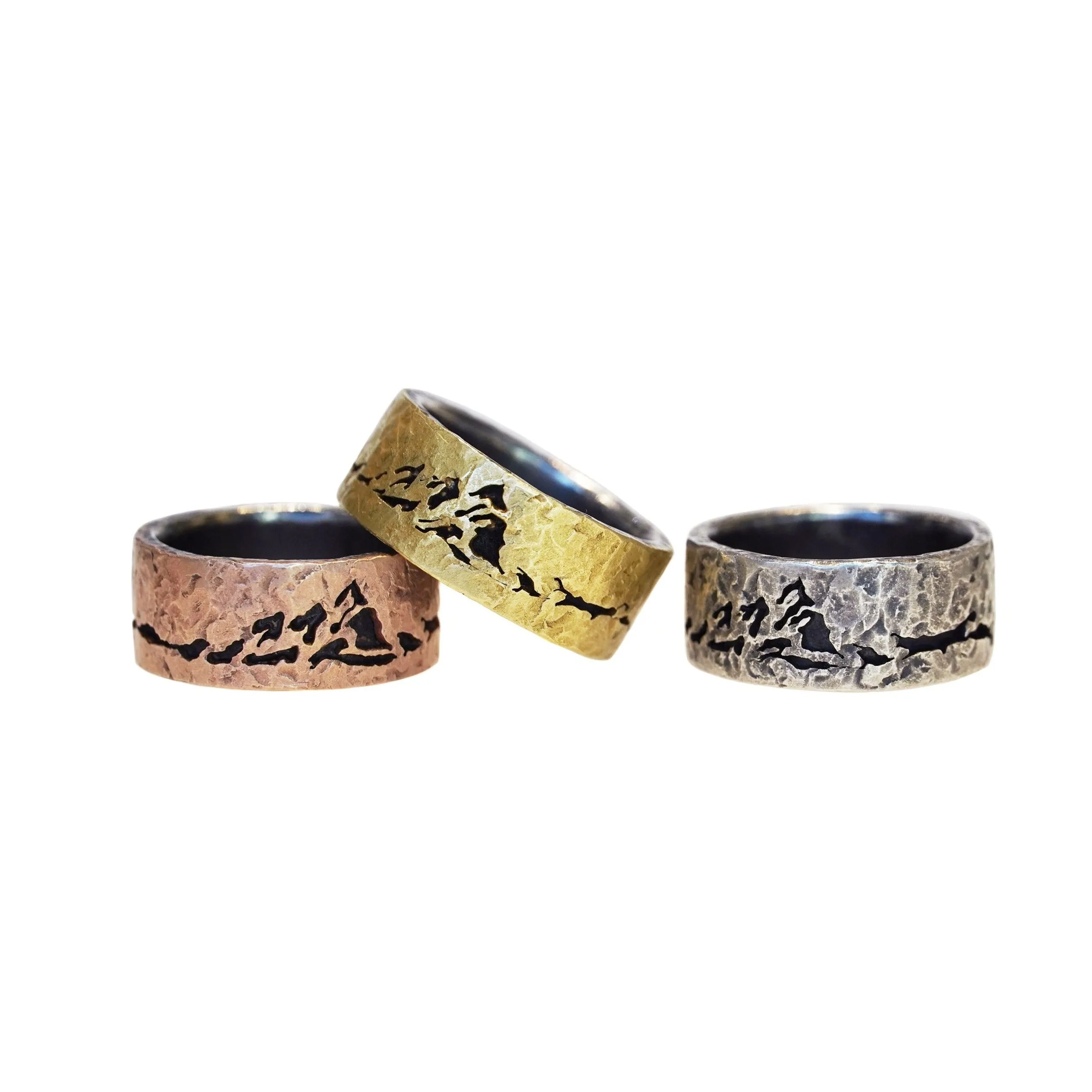 Sterling Silver Flatirons Band