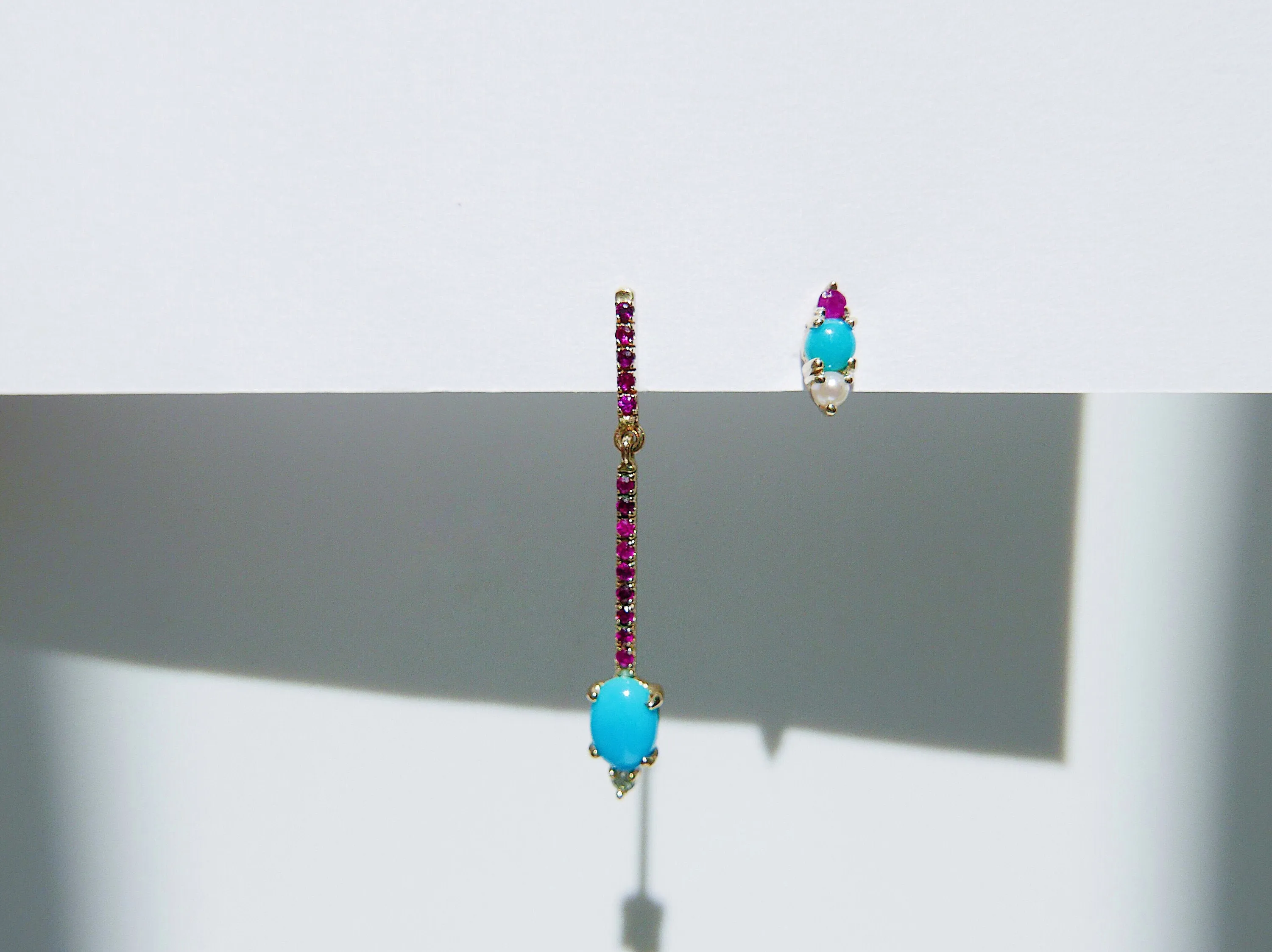Sticks and Stones Oval Duo Earring