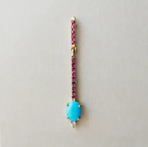 Sticks and Stones Oval Duo Earring