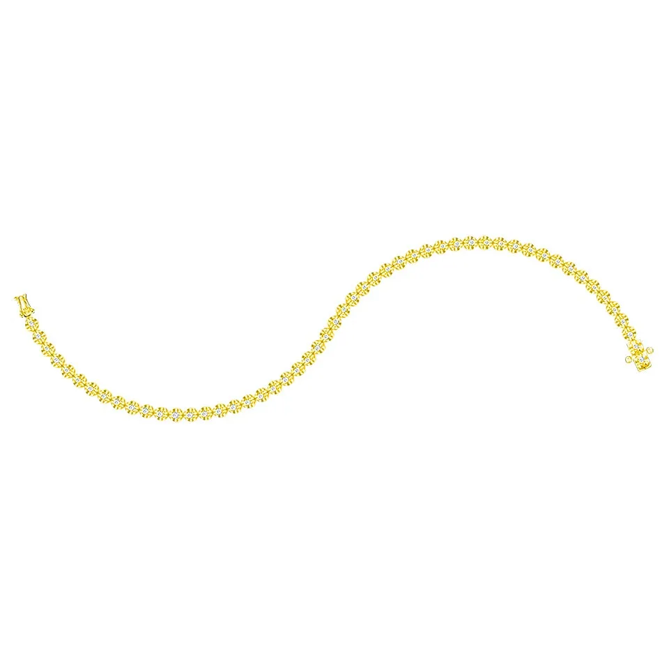 TAKA Jewellery Cresta Diamond Bracelet 18K