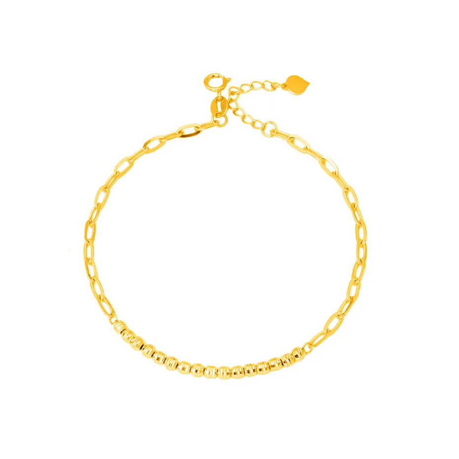 TAKA Jewellery Dolce 18K Gold Bracelet Disco Ball