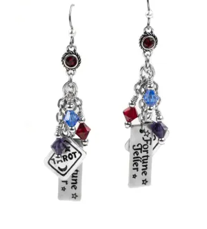 Tarot Card and Fortune Teller Earrings