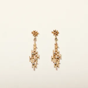 Textured Diamond Earrings | 0.06ctw |