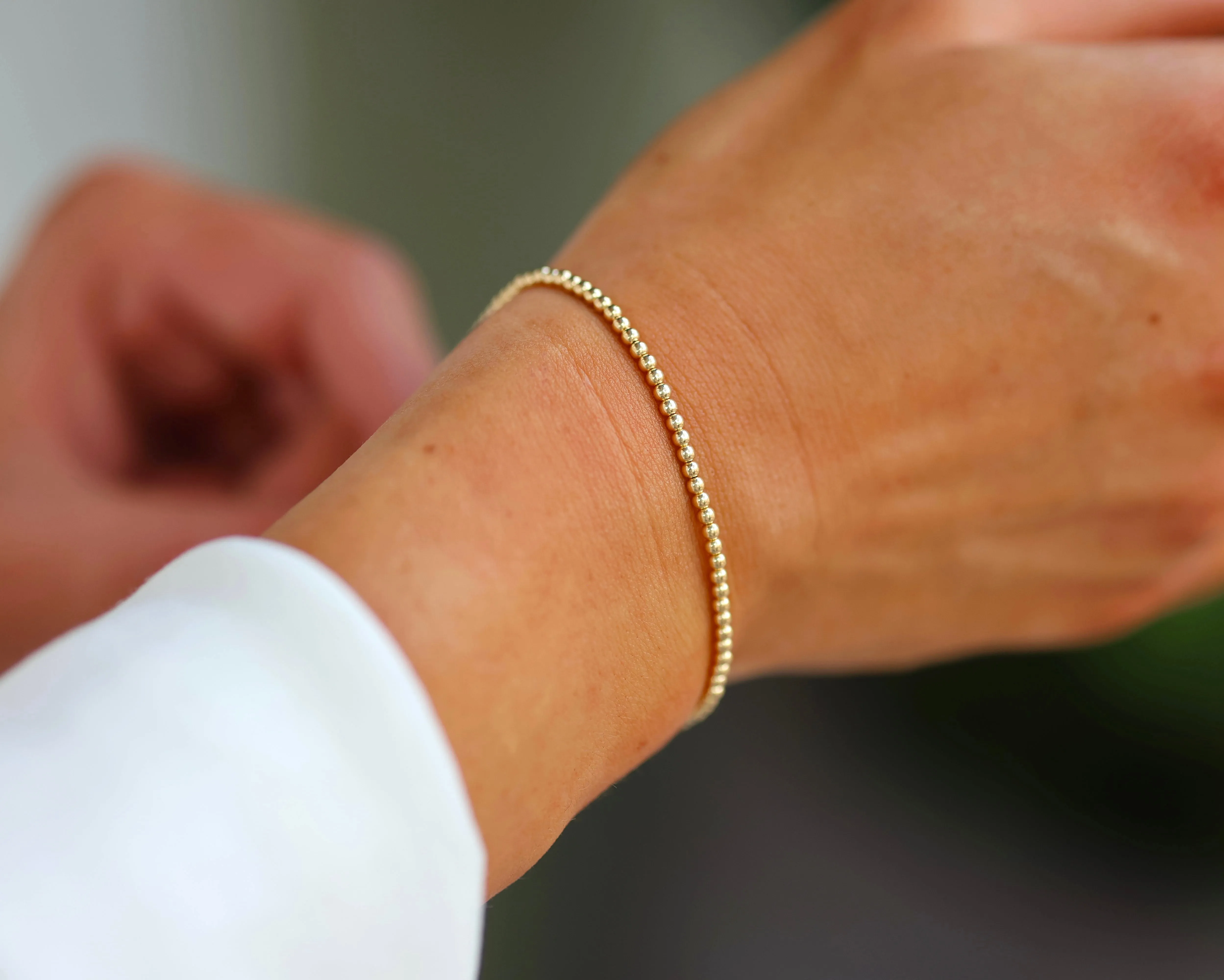 THE ORIGINAL | 14K Gold Filled Classic Ball Beads Bracelet