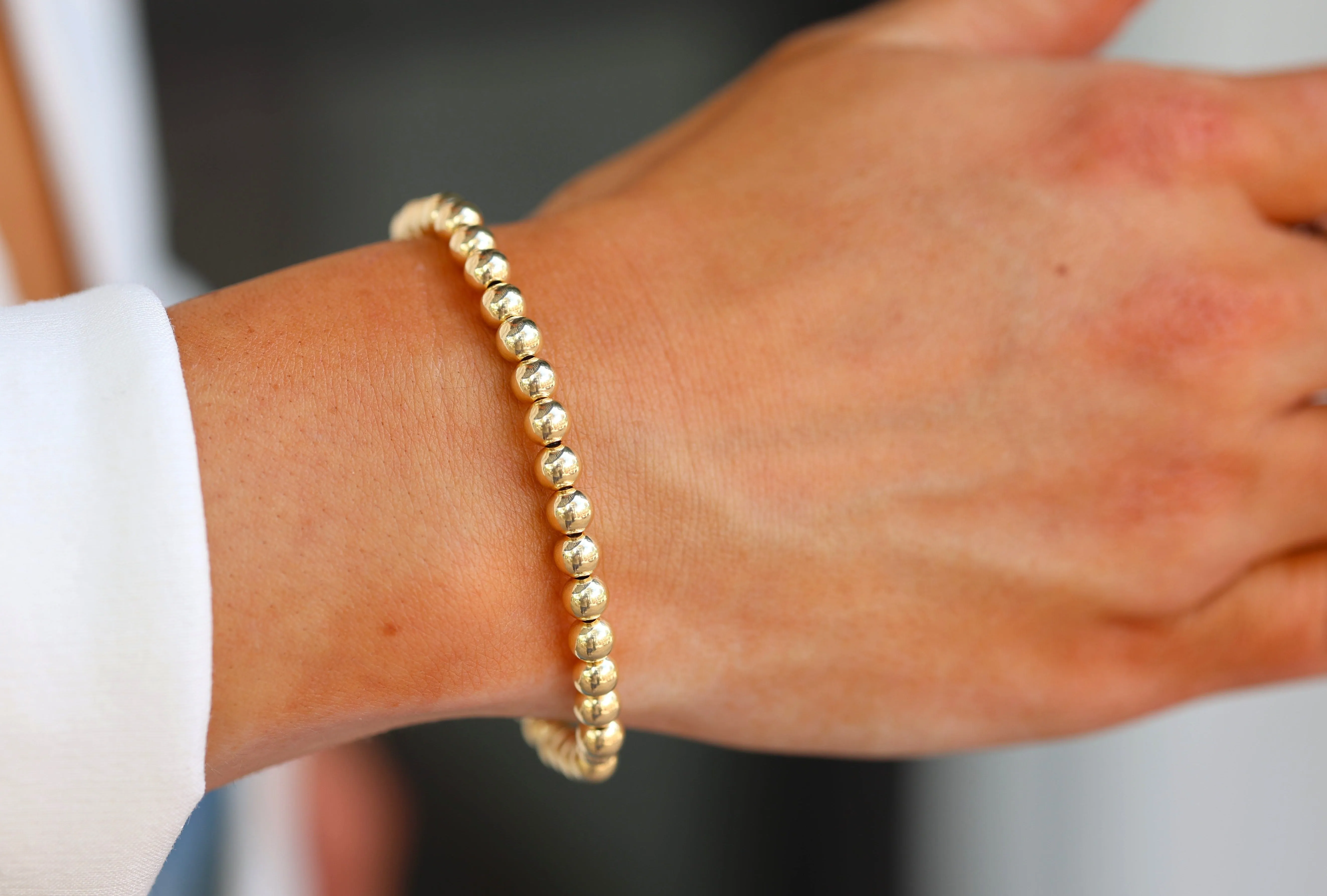 THE ORIGINAL | 14K Gold Filled Classic Ball Beads Bracelet