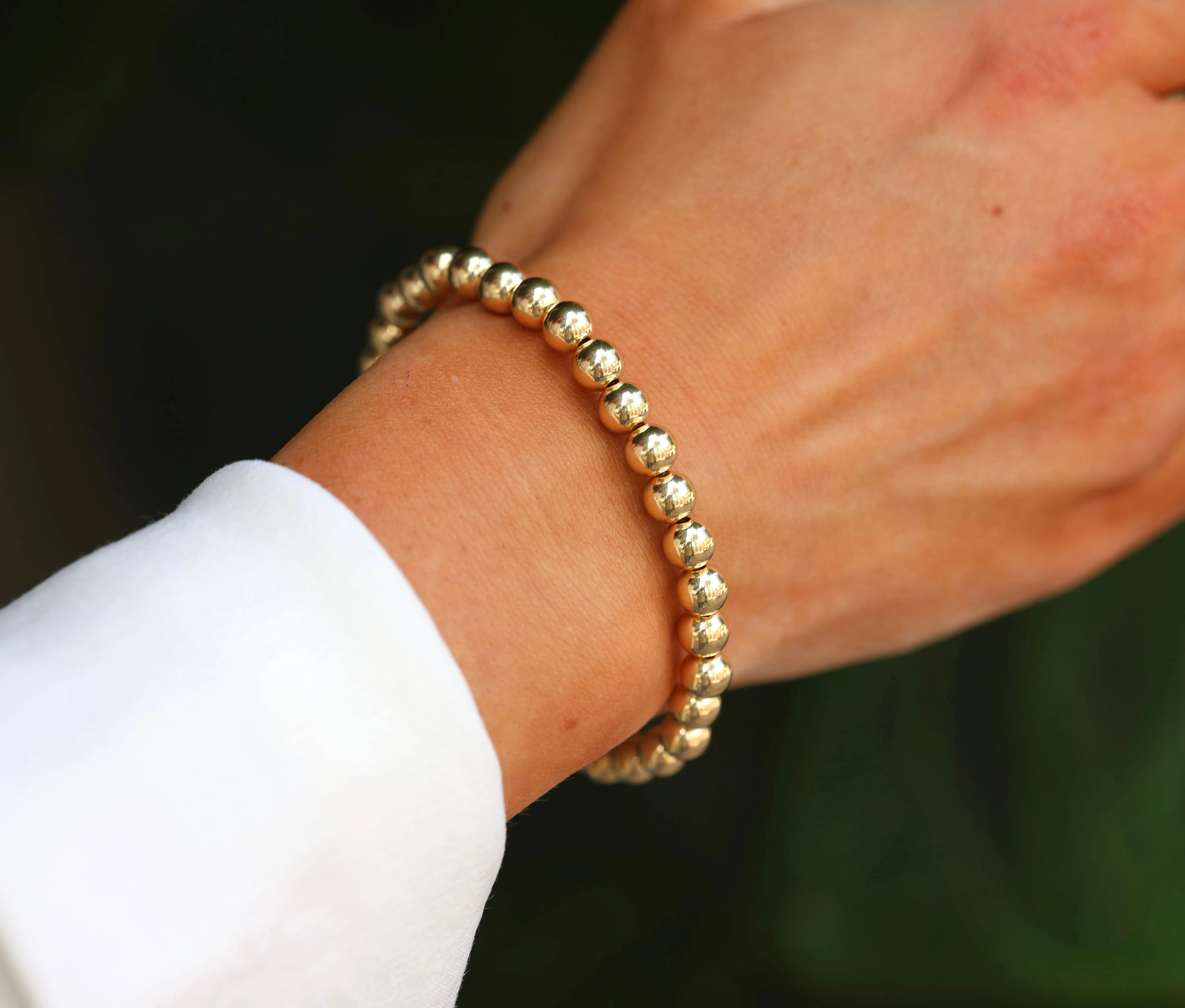 THE ORIGINAL | 14K Gold Filled Classic Ball Beads Bracelet