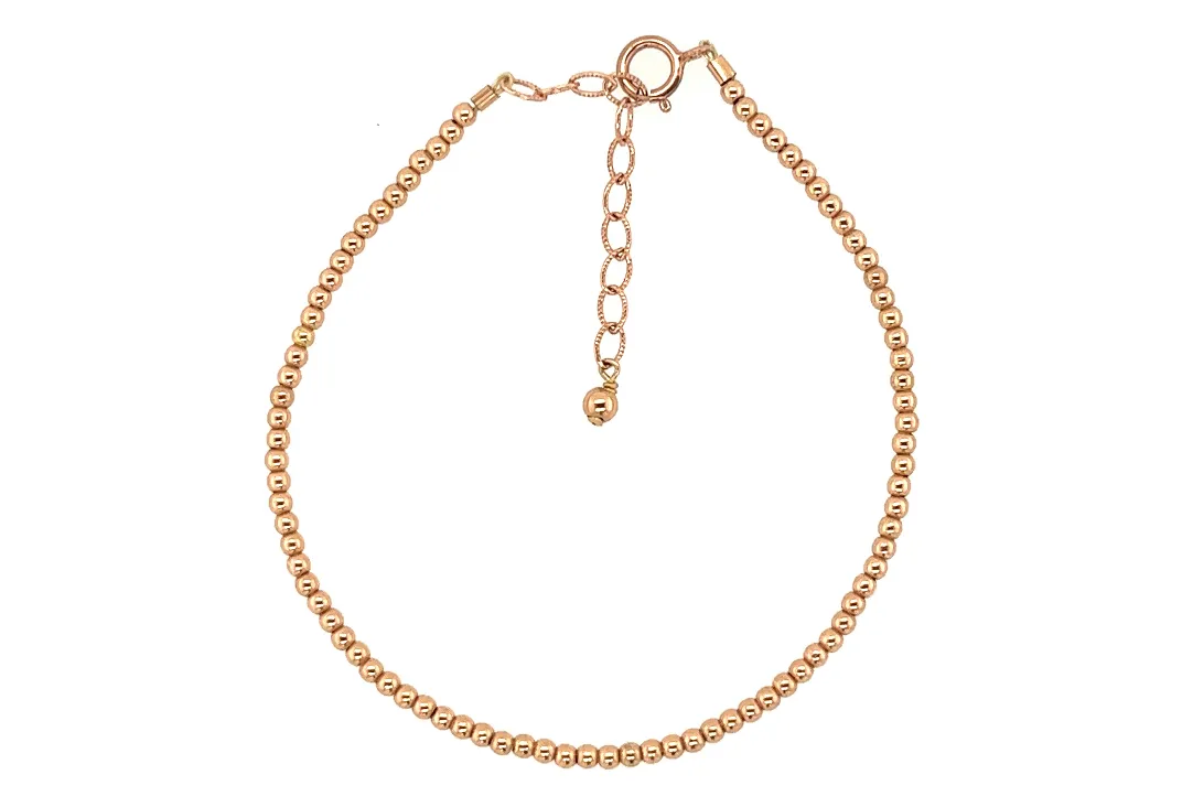 THE ORIGINAL | 14K Gold Filled Classic Ball Beads Bracelet