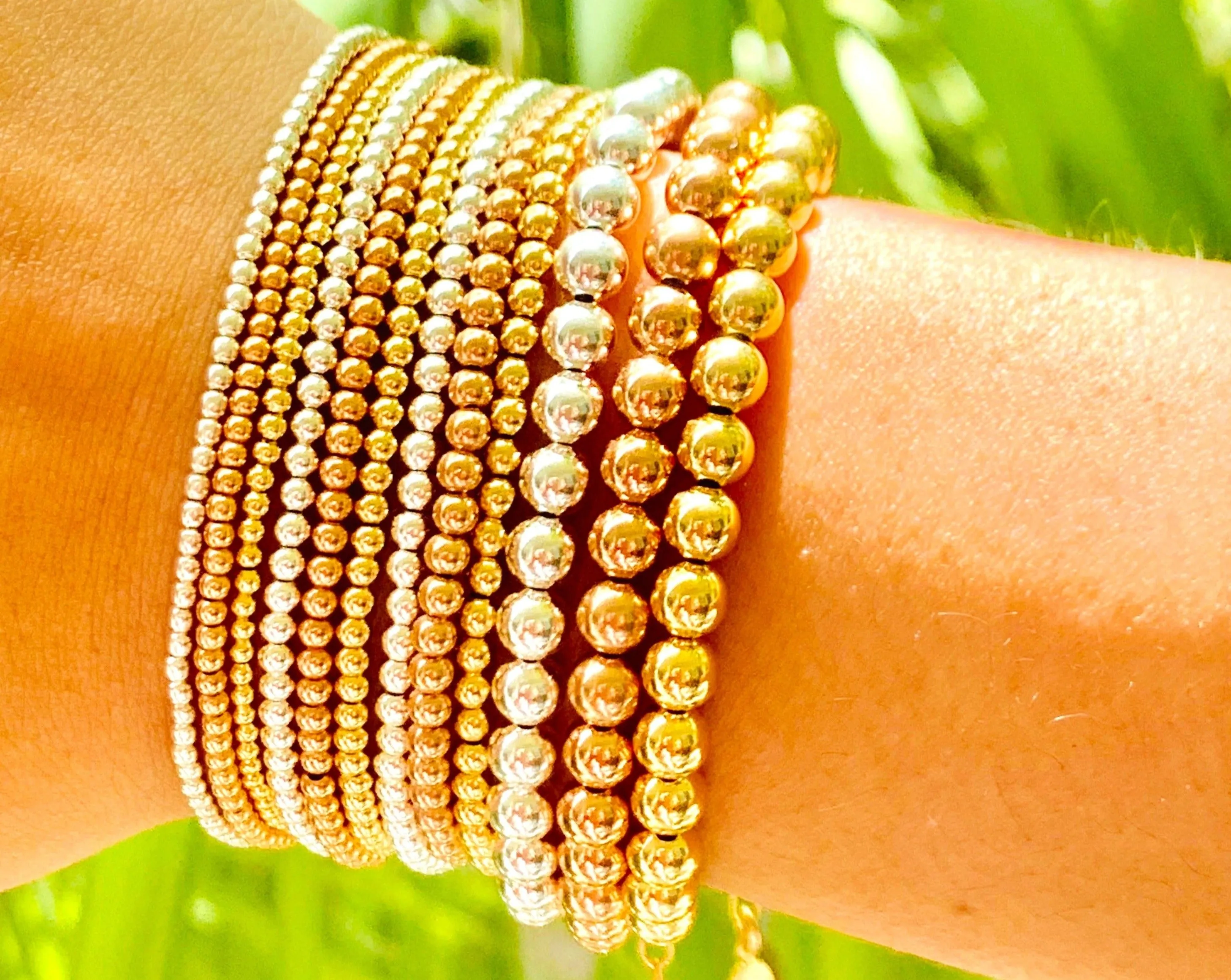 THE ORIGINAL | 14K Gold Filled Classic Ball Beads Bracelet