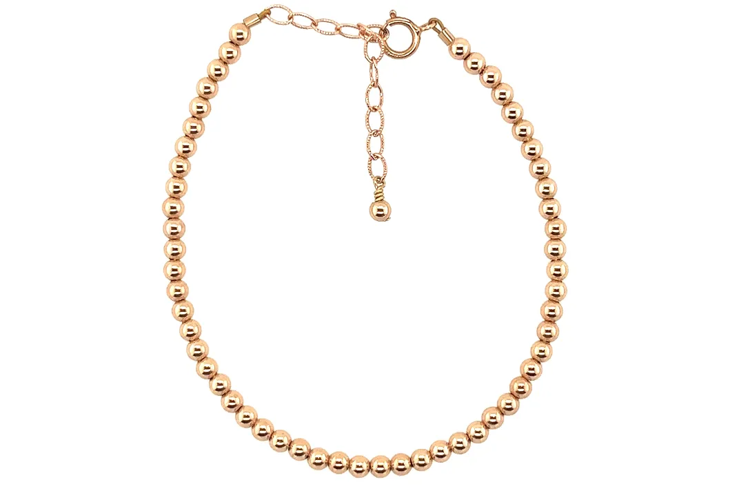 THE ORIGINAL | 14K Gold Filled Classic Ball Beads Bracelet