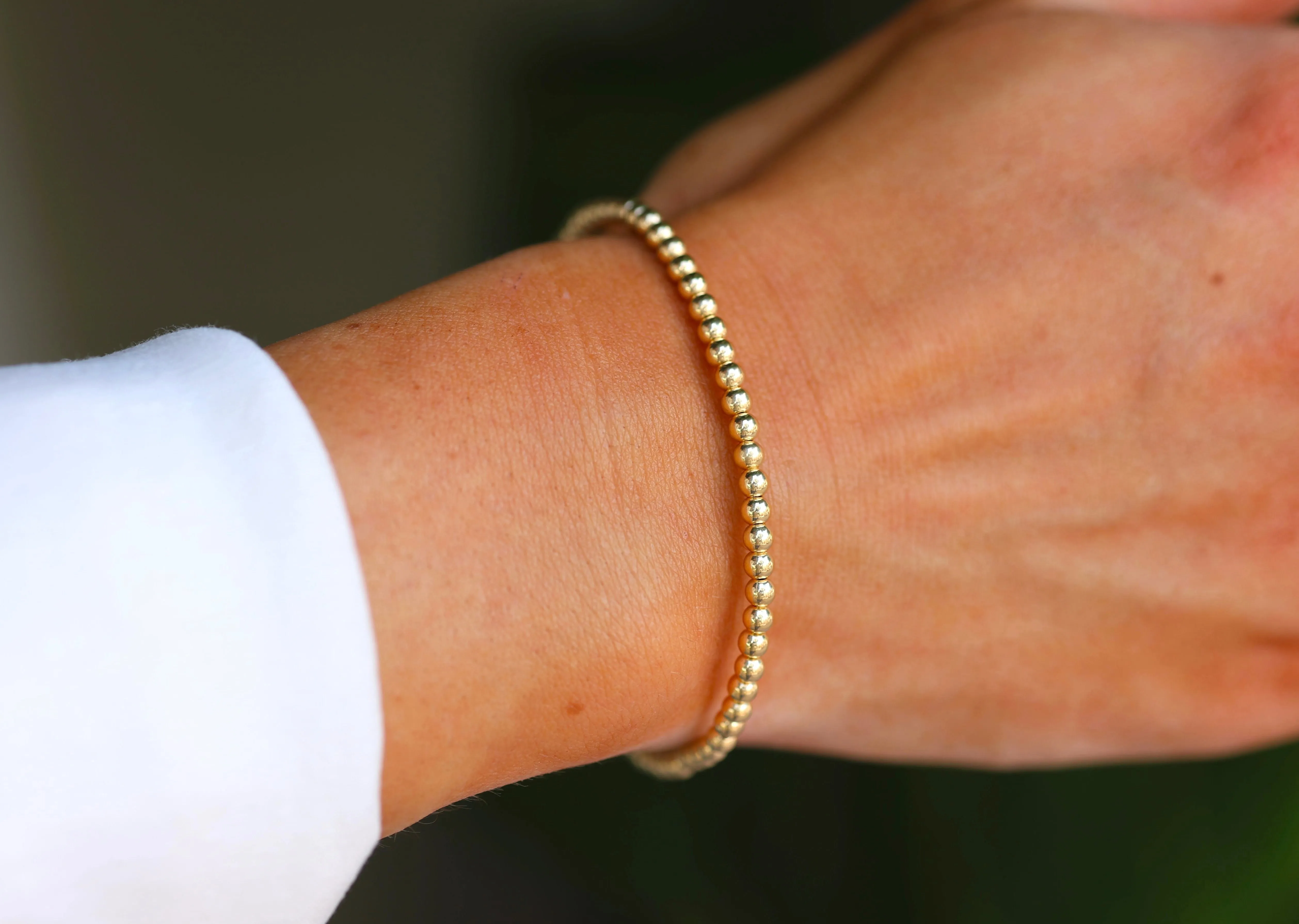 THE ORIGINAL | 14K Gold Filled Classic Ball Beads Bracelet