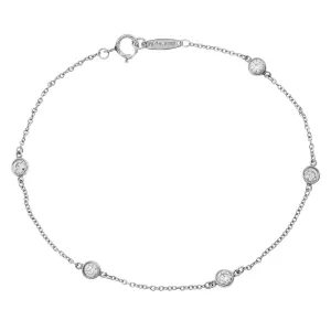 Tiffany & Co. Platinum Diamond by the Yard Bracelet
